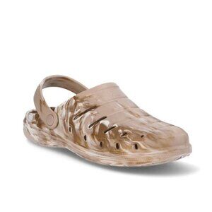 RUGGED SHARK Men’s Size 13 Comfort EVA Clog Sandals Shoes Floatable • Tan